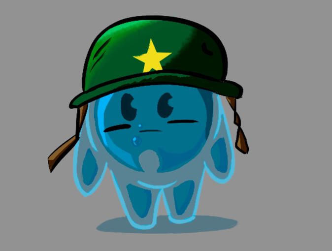 Concept art of water soldier